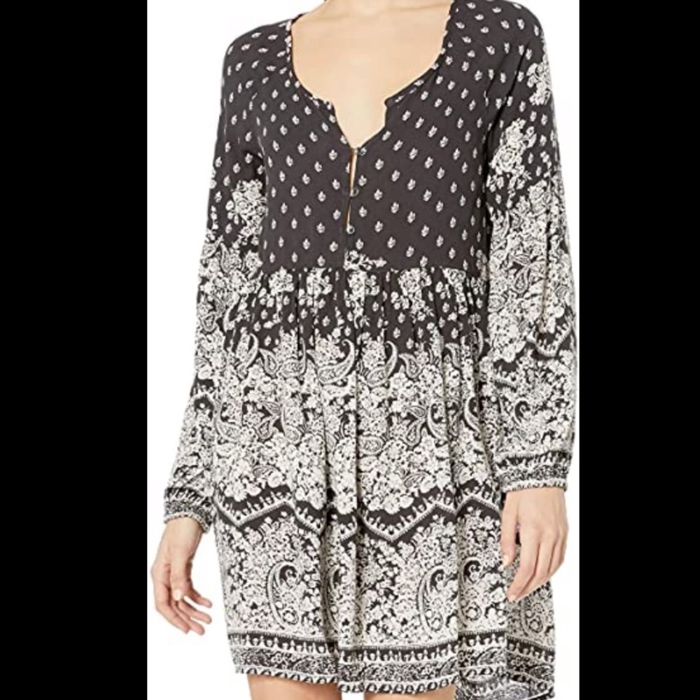 Billabong Boho Slip on Dress Women's Size M - Picture 1 of 11